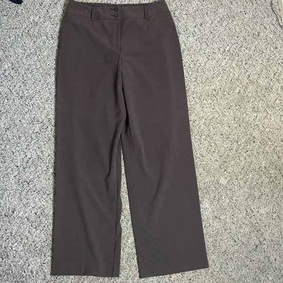Dress Barn Brown Dress Pants Trousers Sz 10 NWOT - Picture 1 of 6